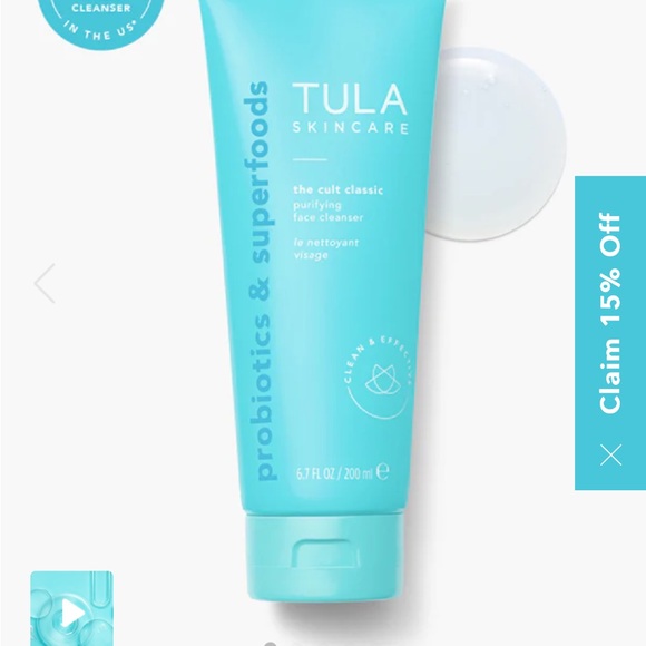 TULA Skincare The Cult Classic Purifying Face Cleanser - TWO UNOPENED - Picture 7 of 9